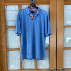 Saks polo cornflower blue XL
